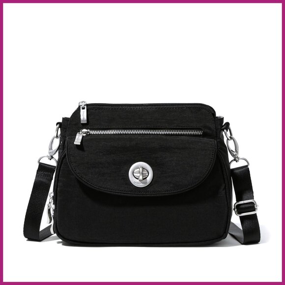 Lightweight Water-Resistant Travel Crossbody Bag with RFID Protection